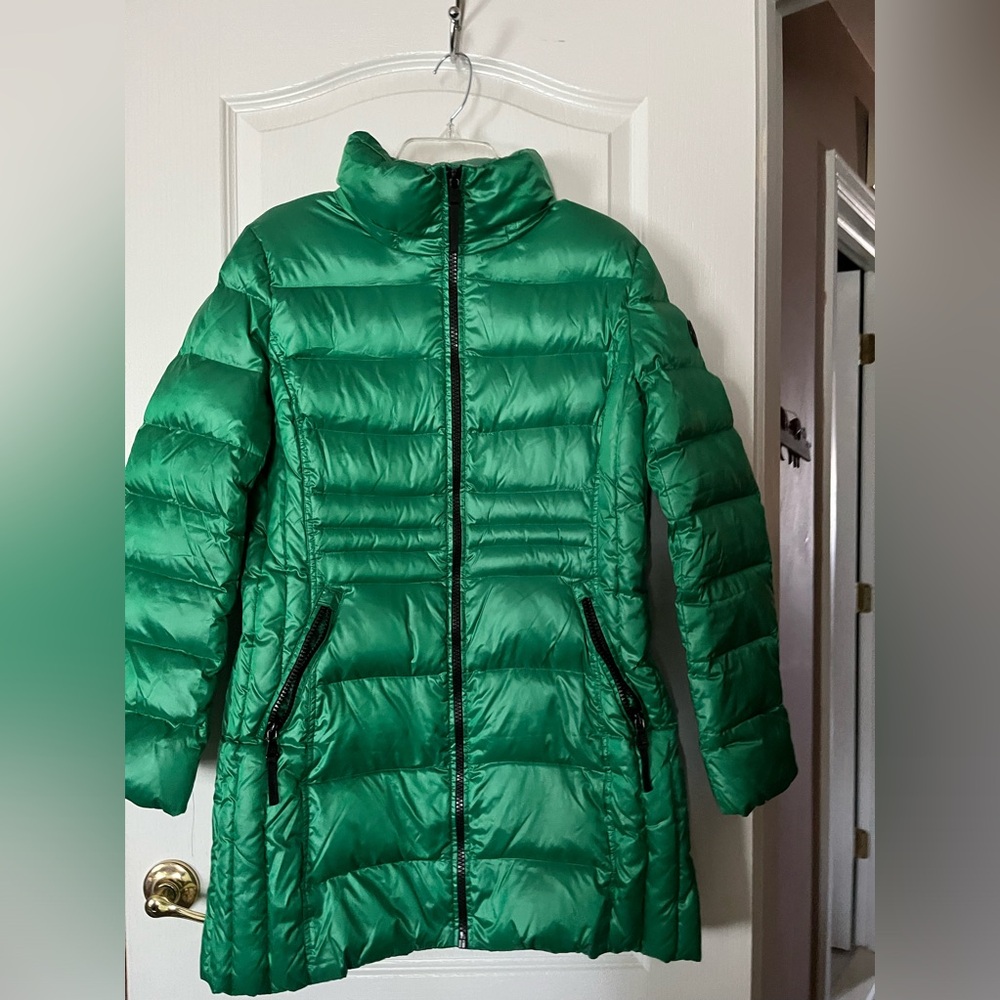Calvin Klein Green Down Coat Size L/ fits like M